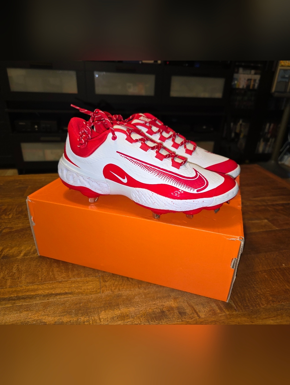 New Nike Alpha Huarache Elite 4 Low Men's Size 10 Baseball Cleats FD2745-109